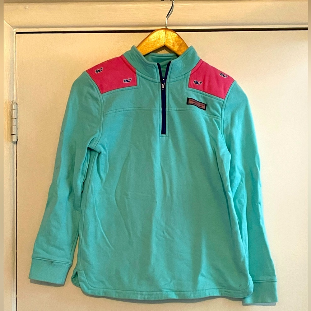 Vineyard Vines 1/4 zip girls pullover